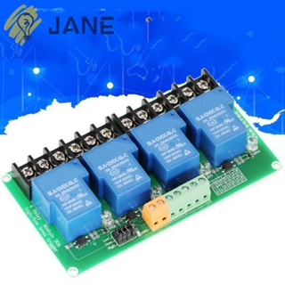 Jane โมดูลรีเลย์ DC 12V 4 ช่อง 4 ช่อง PLC อัตโนมัติ 30A สําหรับบ้าน