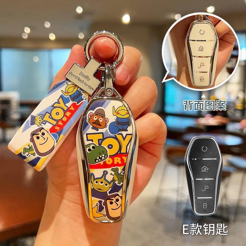 เคสใส่กุญแจรถ TPU สำหรับ BYD Atto 3 M3 T3 e6 Dolphin เคสใส่กุญแจรถ กุญแจรถ FOB ปลอกกุญแจรีโมทรถยนต์ - รูปที่ 5