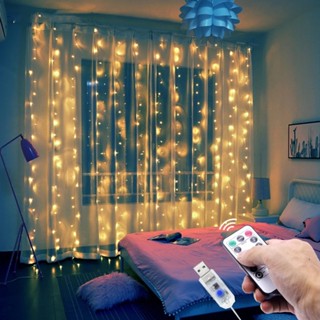 [ขายดี] สายไฟ Led รูปดาว กระพริบตา กันน้ํา พร้อมรีโมตคอนโทรล ชาร์จ USB สําหรับตกแต่งต้นคริสต์มาส ห้องนอน ปาร์ตี้