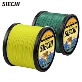 Siechi สายเอ็นตกปลา PE แบบถัก 1000 ม. 500 ม. 300 ม. 4 เส้น