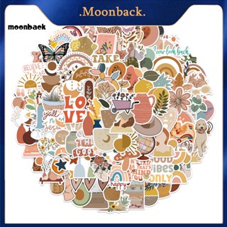 &lt;moonback&gt; ขวดน้ํา PVC ลายการ์ตูน สไตล์โบโฮ สําหรับตกแต่งกระเป๋าเดินทาง 100 ชิ้น