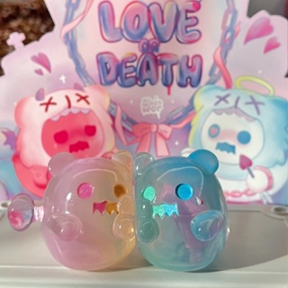 【ของแท้】กล่องสุ่ม ตุ๊กตาหมีผี ShinWoo love or death12 ของขวัญคริสต์มาส ของเล่นแฟชั่น สําหรับเด็กผู้ชาย