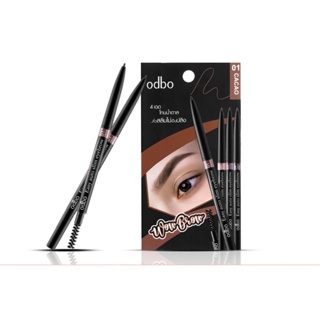 ♦️ของแท้·ส่งด่วน·ถูก♦️Odbo Easy auto slim eyebrow #OD781 : โอดีบีโอ ดินสอเขียนคิ้ว อีซี่ ออโต้ สลิม อายบราว  dayse