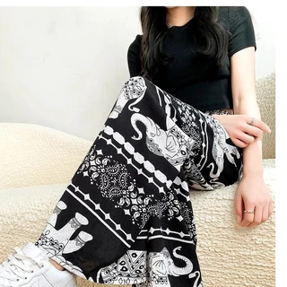 พร้อมส่ง กางเกงช้างขายาว กางเกงลำลองขายาว สวมใส่สบาย ผ้านิ่ม เบา ระบายกาอาศ ใส่ได้ทั้งชายและหญิง