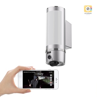 กล้องรักษาความปลอดภัยไร้สาย 1080P 2MP WiFi ตรวจจับการเคลื่อนไหว อัลกอริทึม AI การบุกรุกในตัว