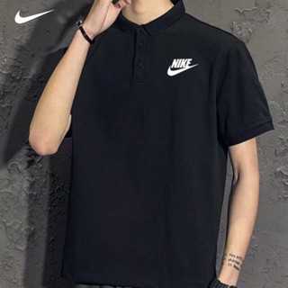 Nike เสื้อโปโลแขนสั้น คอปก ขนาดใหญ่ สําหรับผู้ชาย