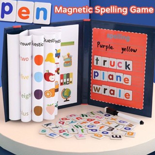 Cognitive Magnetic Letter Alphabet Words for Kids Toddlers Puzzle English Learning Educational Toys ของเล่นเสริมพัฒนาการ