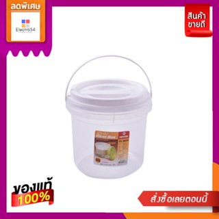 ถังข้าวสารพลาสติกตวง KEY WAY 5 กก. สีขาว  RICE BIN PLASTIC MEASURE KEY WAY 5KG WHITE