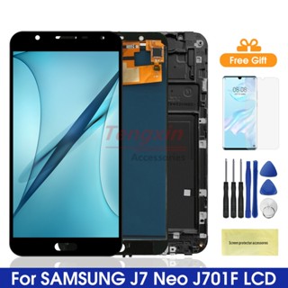 หน้าจอสัมผัส LCD 5.5 นิ้ว J701 สําหรับ Samsung Galaxy J7 Neo Samsung J701 J701F J701M J701MT