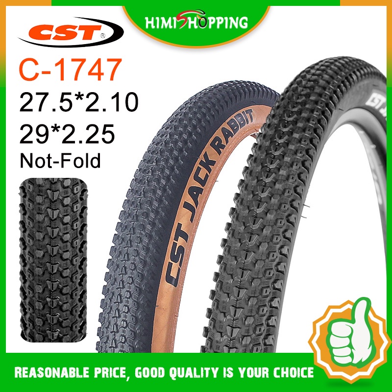 1pc CST C1747 tyres MTB จักรยานยาง tyre 26 27.5 29 นิ้ว 26 27.5 29 * 2.1 2.25 ยางขอบสีน้ําตาลไม่พับได้สวมใส่อุปกรณ์จักรยาน