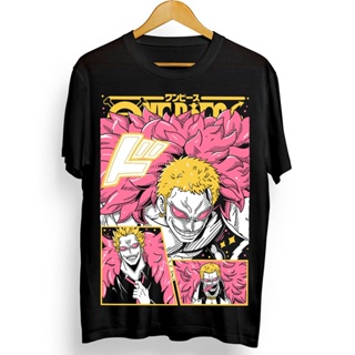 เสื้อยืด พิมพ์ลายกราฟิกการ์ตูนอนิเมะโจรสลัด Doflamingo One Piece