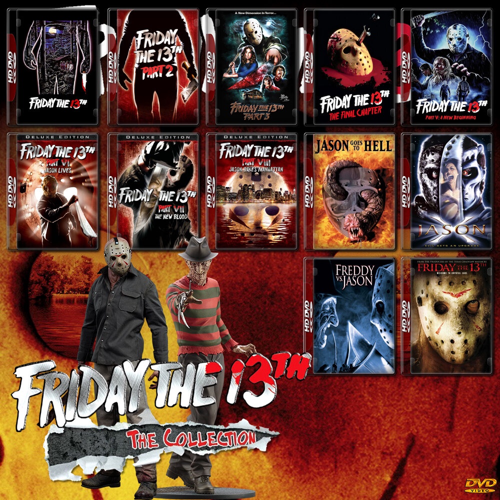 Friday the 13th ศุกร์ 13 ฝันหวาน ครบทุกภาค DVD หนัง มาสเตอร์ พากย์ไทย