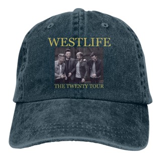 ใหม่ หมวกผ้ายีน ผ้าฝ้าย 100% ลาย Westlife The Twenty Tour 2019 แฟชั่นฤดูใบไม้ร่วง ฤดูหนาว สําหรับเล่นกีฬา XQ