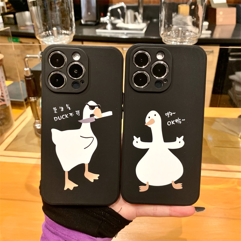 เคสโทรศัพท์มือถือแบบนิ่ม ลายเป็ดสนุก สําหรับ OPPO A78 5G A16K A1K A16E F5 F7 F9 F11 PRO F1S K3 R15 R