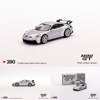 โมเดลรถยนต์ แครอส โลหะอัลลอย สีเงิน ขนาดเล็ก GT 1:64 911 992 GT3 390