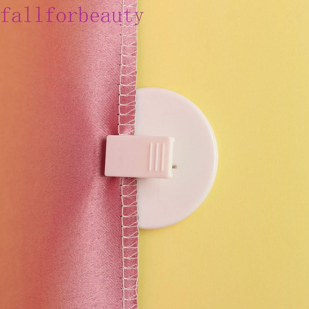 Fallforbeauty คลิปหนีบผ้าม่าน แบบติดผนัง มีกาวในตัว ไร้รอยต่อ สีขาว สําหรับตกแต่งบ้าน ห้องนั่งเล่น 1 ชิ้น