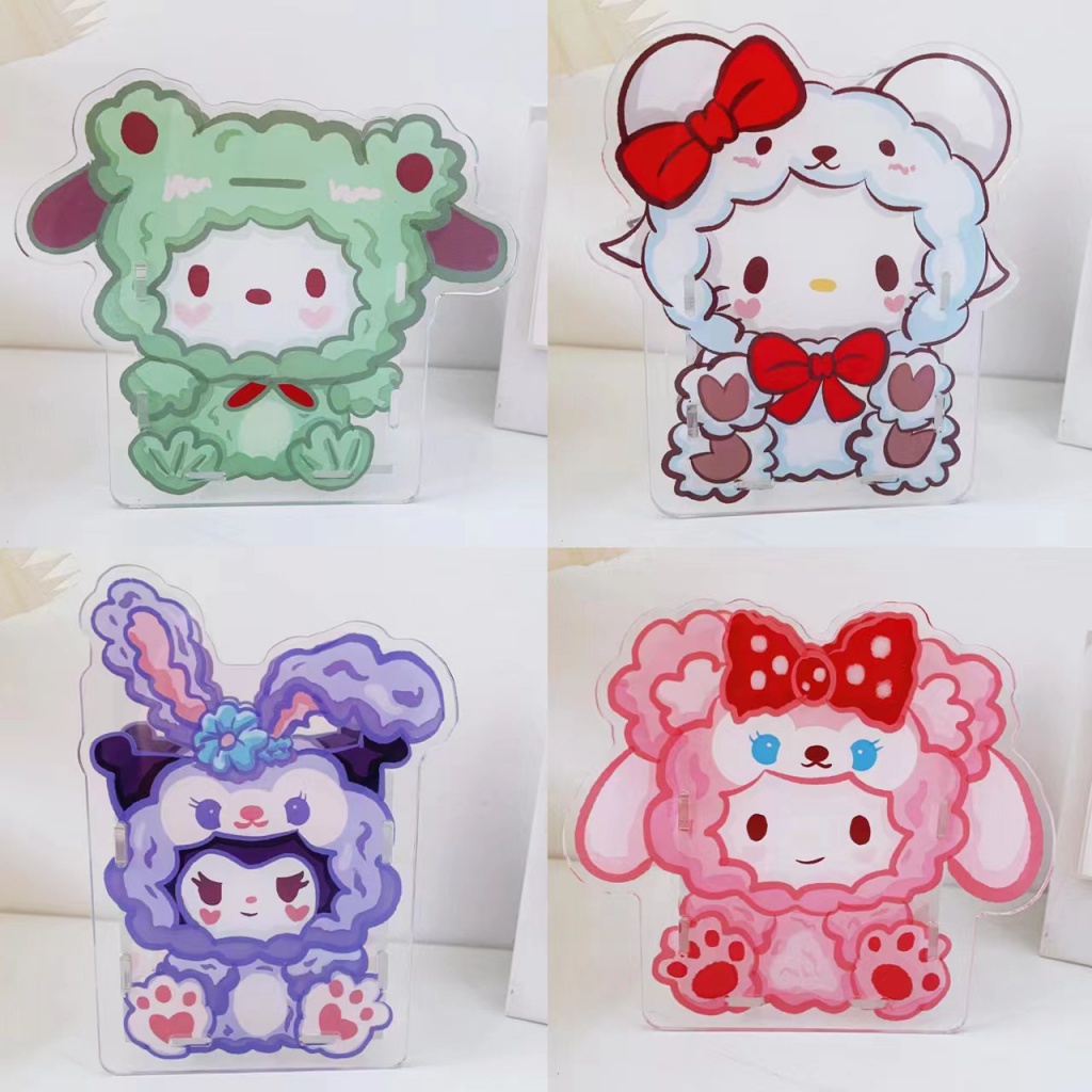 SANRIO กล่องเก็บเครื่องเขียน ปากกาอะคริลิค ลายการ์ตูนซานริโอ้น่ารัก เสริมการเรียนรู้ สําหรับเด็ก