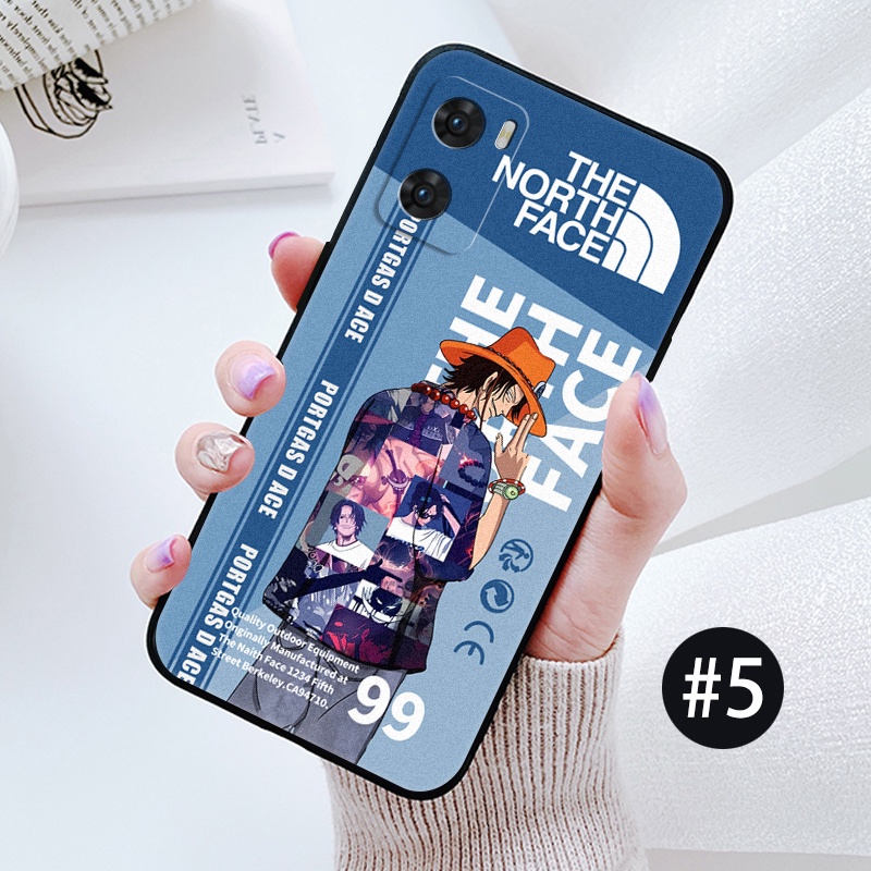 เคส OPPO RENO 4 5 6 7 8 5Z 6Z 7Z 8Z PRO PLUS โทรศัพท์มือถือแบบนิ่ม ผิวด้าน ลายวันพีซ โซโร ซันจิ สีดํา สําหรับ - รูปที่ 4