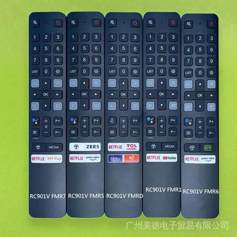 รีโมทคอนโทรลใหม่ rc901v สําหรับสมาร์ททีวี TCL rc901v FMR1 fmr5 fmr6 fmr7 fmrd