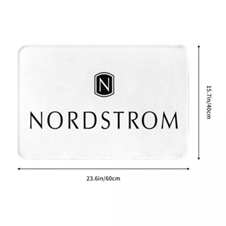 Nordstrom (1) พรมเช็ดเท้า ผ้าสักหลาด กันลื่น ดูดซับน้ําได้ดี แห้งเร็ว 16x24 นิ้ว สําหรับห้องน้ํา ห้องนั่งเล่น โซฟา พร้อมส่ง