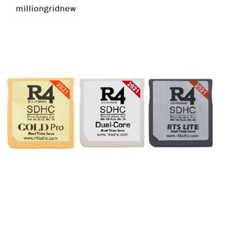 [milliongridnew] ตลับหมึก R4 Gold Pro SDHC พร้อมอะแดปเตอร์ USB สําหรับ DS 3DS 2DS Revolution Cartridge 2021 WQL