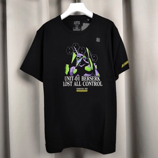 【hot tshirts】Uniqlo เสื้อยืดแขนสั้น EVA พิมพ์ลาย Evangelion UT Joint Series แฟชั่นฤดูร้อน สําหรับผู้ชาย และผู้หญิง2022