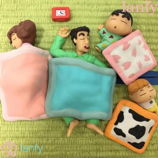 SHINCHAN Lanfy ตุ๊กตาฟิกเกอร์ Pvc ของเล่นเด็ก