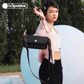 Lesportsac ใหม่ กระเป๋าสะพายข้างใต้วงแขน แฟชั่นสําหรับผู้หญิง 011