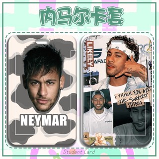 กระเป๋าใส่นามบัตร บัตรประจําตัวนักเรียน ลายฟุตบอล ดาว Neymar DIY