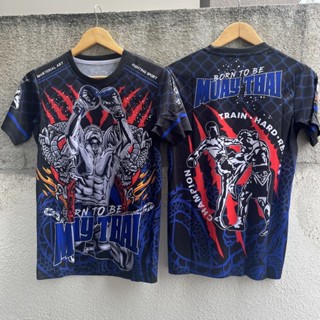 【ลดล้างสต็อก】เสื้อกีฬาบ็อกเซอร์ พิมพ์ลายไทย XS XXXL