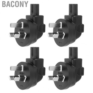 Bacony Power Adapter  Professional 4pcs AU Plug To IEC320 C7 Adapter Standard  for