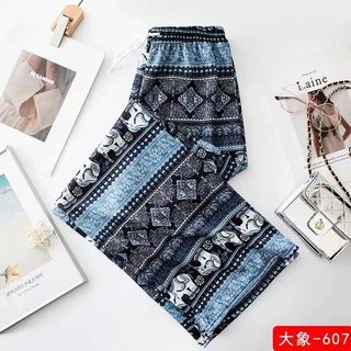 🐘Ready to ship from Thailand🐘กางเกงช้างขาธรรมดาผ้าหนังไก่ ผ้าดีผ้าเบาใส่สบายใส่แล้วขาไม่เต่อ​K-3