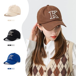 หมวกเบสบอล แบบนิ่ม ปักลายตัวอักษร Dongdaemun Big K เข้ากับทุกการแต่งกาย สไตล์เกาหลีใต้