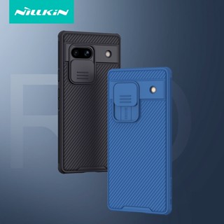 สําหรับ Google Pixel 7A เคส Nillkin CamShield Pro ป้องกันการตก นิ่ม TPU แข็ง PC สไลด์ ฝาครอบป้องกันกล้อง