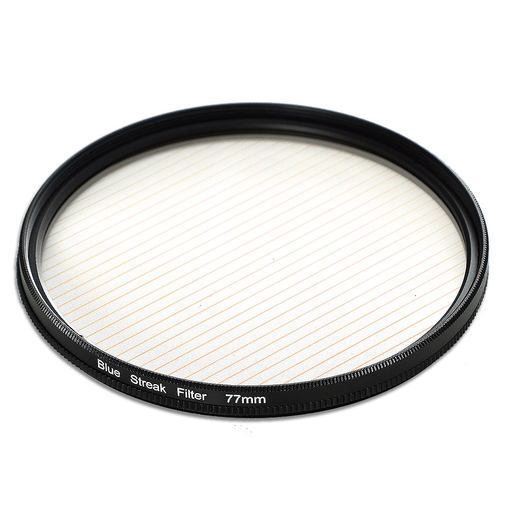 สีส้ม Streaks Effect Filter เลนส์วงกลม Flare Filter สําหรับกล้อง Canon Walkingway Streak Filters สีส