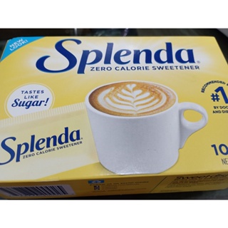 สเปลนด้า สารให้ความหวาน ZERO CALORIE ( 100 ซอง ) Splenda Sweetener ZERO CALORIE ( 100 sachets )