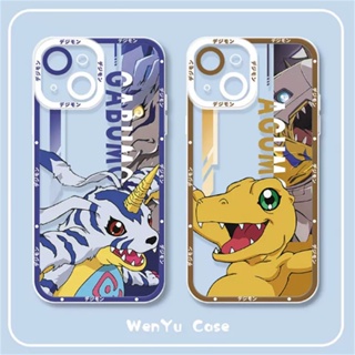 เคสโทรศัพท์มือถือแบบนิ่ม ใส กันกระแทก ลายการ์ตูน Patamon Gabumon Agumon Tailmon Angel Eyes สําหรับ Samsung Galaxy S10 S20FE S21FE S20 S21 S22 S30 Plus Ultra 5G G530