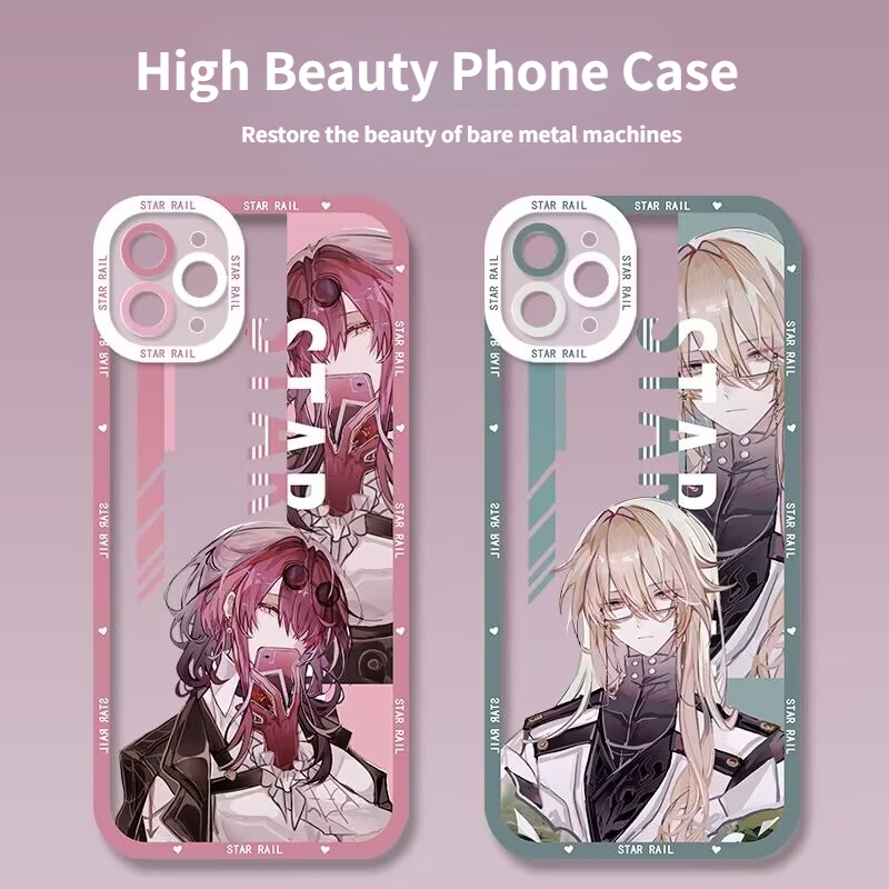 เคสโทรศัพท์มือถือ TPU ใส กันกระแทก ลายการ์ตูนเกม Honkai Star Rail Kafka Luocha สําหรับ OPPO A52 A72 A92 A54 A73 A74 A93 A94 A95 4G 5G Reno 5 6 6Z 7 7Z 8Z 5G