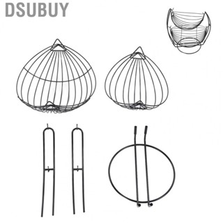 Dsubuy 2 Tier Hammock Fruit  Iron Circular Wire  Vegetable Fruit Storage Desktop Holder foldable