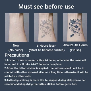 【COCO Magic tattoo】สติกเกอร์รอยสักชั่วคราว กึ่งถาวร กันน้ํา ติดทนนาน 15 วัน 18 ซม.*11 ซม.