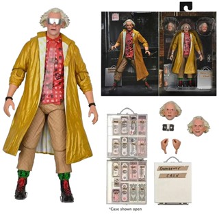 Neca Back To The Future Dr. โมเดลฟิกเกอร์ Doc Brown ข้อต่อขยับได้ ของเล่นสําหรับเด็ก