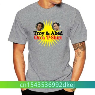 ขายดี ของเล่นชุมชน ลายการ์ตูน Troy And Abed In The Morning สีขาว สไตล์เกาหลี สําหรับผู้ใหญ่ 510278