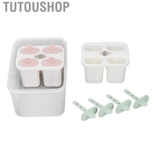 Tutoushop Reusable DIY Ice  Molds Non Toxic Non Stick Ice  Stick Mold Set Dishwasher Safe  Grade PP with Ice Box for Juices