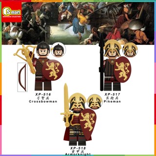 ฟิกเกอร์ตัวต่อ Pikemen Empire Crossbowmen Heavy Armored ของเล่นสําหรับเด็ก