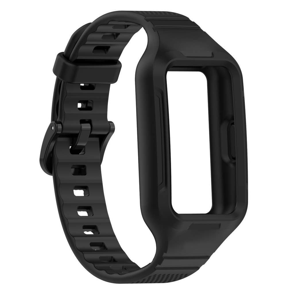 เคสซิลิโคน พร้อมสายคล้อง สําหรับ Huawei Band 9 8 7 6 pro Honor Band 6 7