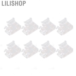 Lilishop L Shape Strip Light Adapter Strip Light Connector Seamless Solderless 2 Pin for 10mm  Tape Light