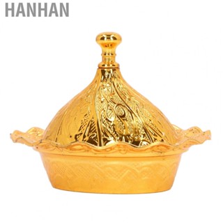 Hanhan Bowl Gold Sugar Bowl Retro Exquisite Zinc Alloy Vintage Sugar Bowl with Lid for Home Party Wedding Decoration   new