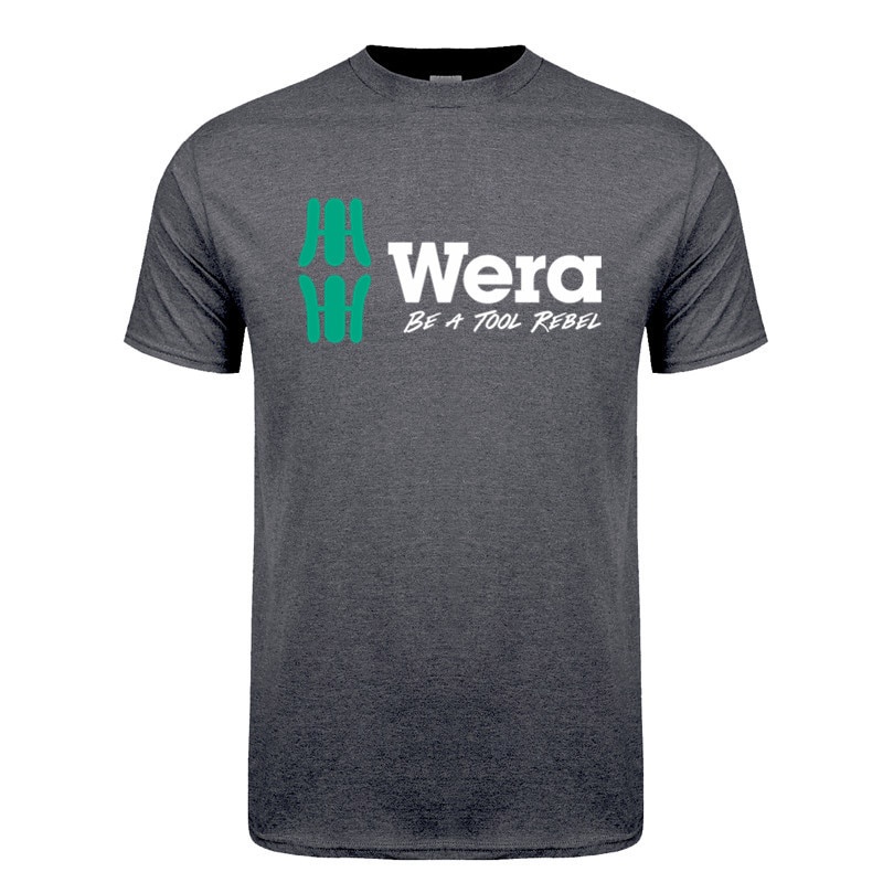 XYZ QI เสื้อยืดแขนสั้นลําลอง พิมพ์ลาย Wera Tools Be A Tool Rebel แฟชั่นสําหรับผู้ชาย