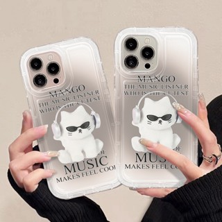 เคสโทรศัพท์ซิลิโคน TPU แบบนิ่ม ลายแมวน่ารัก กันกระแทก สําหรับ IPhone 14 13 11 12 Pro XS Max X XR 7+ 8 Plus