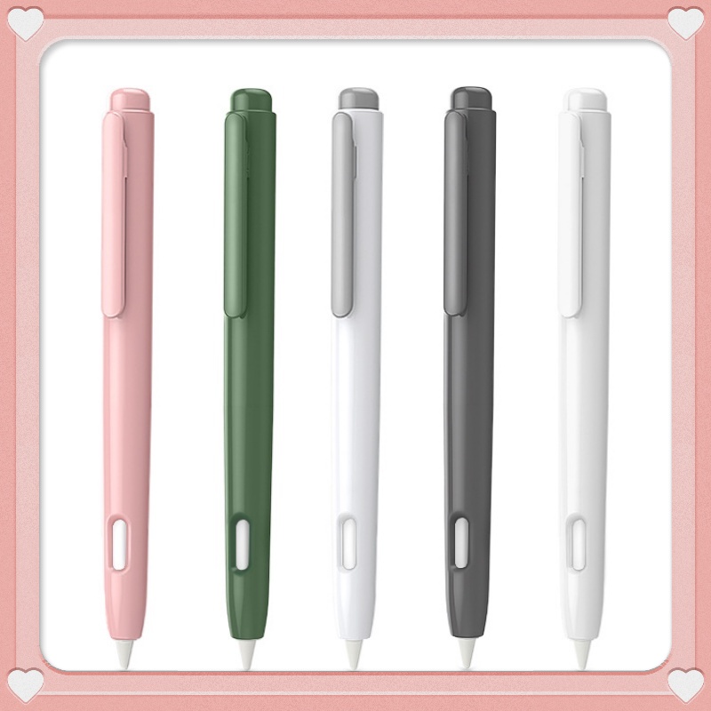 สําหรับ Apple Pencil 1/2 ที่ใส่ปากกายืดไสลด์ Apple iPad Touch Capacitor เคสป้องกันปากกา